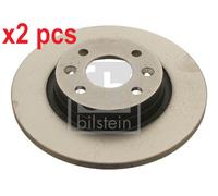 X2 PCS 30652 FRONT AXLE BRAKE DISC FEBI BILSTEIN