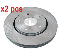 X2 PCS 43935 FRONT AXLE BRAKE DISC FEBI BILSTEIN