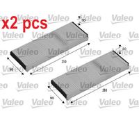 X2 PCS 715500 FILTER, CABIN AIR VALEO