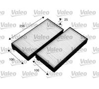 X2 PCS 715523 FILTER, CABIN AIR VALEO