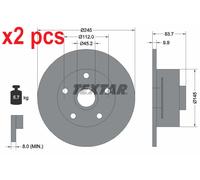X2 PCS 92154303 BRAKE DISC TEXTAR
