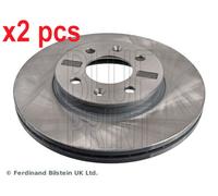 X2 PCS ADG043178 FRONT AXLE BRAKE DISC BLUE PRINT