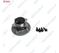 X2 PCS BOTH SIDES L&R FITS CITROËN C1 1.0 WHEEL BEARING KIT 9400149K GSP