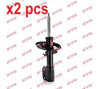 X2 PCS BOTH SIDES L&R FITS FOR RENAULT MEGANE III HATC SHOCK ABSORBER 339724 KYB