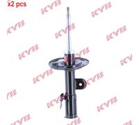X2 PCS BOTH SIDES L&R FITS HYUNDAI SOLARIS SALOON SHOCK ABSORBER 335081 KYB