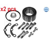 X2 PCS BOTH SIDES L&R FITS MERCEDES-BEN WHEEL BEARING KIT 014 098 0010 MEYLE