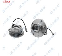 X2 PCS BOTH SIDES L&R FITS OPEL ASTRA H 1.4 WHEEL BEARING KIT 9333069 GSP