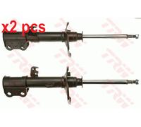 X2 PCS BOTH SIDES L&R FITS TOYOTA COROLLA SALOON 1.4 SHOCK ABSORBER JGM7823T TRW