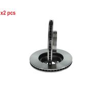 2x Brake disc Vented 0 986 479 619 BOSCH for TOYOTA CELICA Coupe
