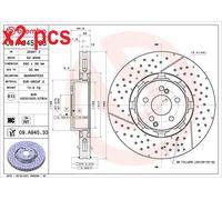 X2 PCS BRAKE DISC 09.A945.33