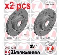 X2 PCS BRAKE DISC 100.3300.53