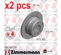 X2 PCS BRAKE DISC 150.1287.20