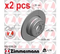 X2 PCS BRAKE DISC 150.1299.20