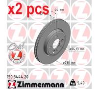 X2 PCS BRAKE DISC 150.3444.20