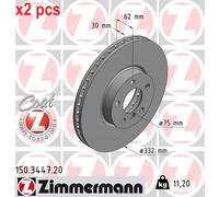 ZIMMERMANN 150.3447.20 Brake disc