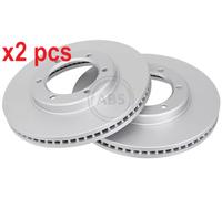 X2 PCS BRAKE DISC 16656