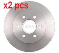 2x Brake disc Vented 17306 A.B.S.