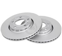2x Original A.B.S. Brake Disc 17529 for Audi VW