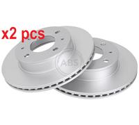 X2 PCS BRAKE DISC 17576