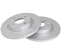 2x Original A.B.S. Brake Disc 17619 for Dacia Renault Smart