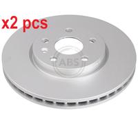 X2 PCS BRAKE DISC 17989