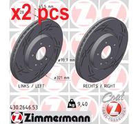 X2 PCS BRAKE DISC 430.2646.53