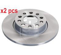 X2 PCS BRAKE DISC 43880