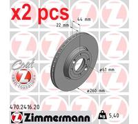 X2 PCS BRAKE DISC 470.2416.20