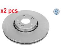 MEYLE Brake disc 515 521 0035/PD Front Axle 328 30 5 108 Vented Zink flake coated VOLVO: XC60 I