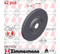 X2 PCS BRAKE DISC 610.3731.52