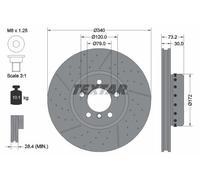 X2 PCS BRAKE DISC 92265025