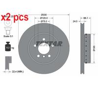 X2 PCS BRAKE DISC 92265825