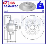 X2 PCS BRAKE DISC BG9268RSC