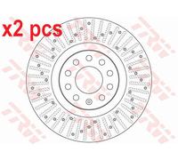X2 PCS BRAKE DISC DF6189S