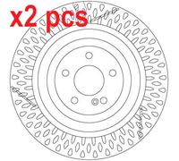 X2 PCS BRAKE DISC DF6822S