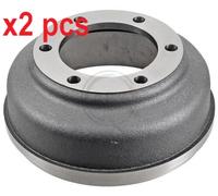 X2 PCS BRAKE DRUM 2406S