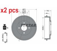 TEXTAR 94045600 Brake drum