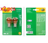 HELLA Halogen-Bulb - PY21W - Long Life - 12V - 21W - Quantity: 2 8GA006841-133
