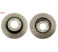 X2 PCS DF6266S BRAKE DISC TRW