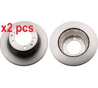 X2 PCS DF6336 BRAKE DISC TRW