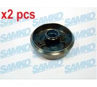 X2 PCS FITS CHEVROLET MATIZ 0.8 BRAKE DRUM S70566 SAMKO