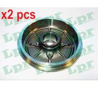 X2 PCS FITS CITROËN C3 II 1.0 VTI 68 BRAKE DRUM 7D0691A LPR