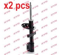 X2 PCS FITS FOR RENAULT CLIO III 1.2 16V SHOCK ABSORBER 633744 KYB