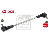 X2 PCS FRONT ANTI ROLL BAR LINK STABILISER 104886 FEBI BILSTEIN I