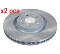 X2 PCS FRONT AXLE 36236 BRAKE DISC FEBI BILSTEIN
