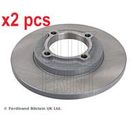 X2 PCS FRONT AXLE ADM54323 BRAKE DISC BLUE PRINT