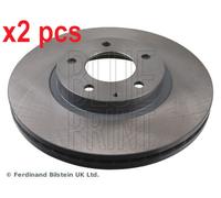 X2 PCS FRONT AXLE ADM54392 BRAKE DISC BLUE PRINT