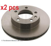 X2 PCS FRONT AXLE ADR164312 BRAKE DISC BLUE PRINT