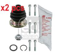 X2 PCS FRONT AXLE BOTH SIDES L&R 03658 BELLOW KIT, DRIVE SHAFT FEBI BILSTEIN
