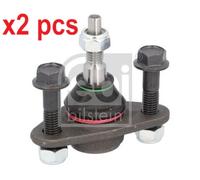 X2 PCS FRONT AXLE LEFT BOTH SIDES L&R 12718 FITS VOLVO BALL JOINT FEBI BILSTEIN